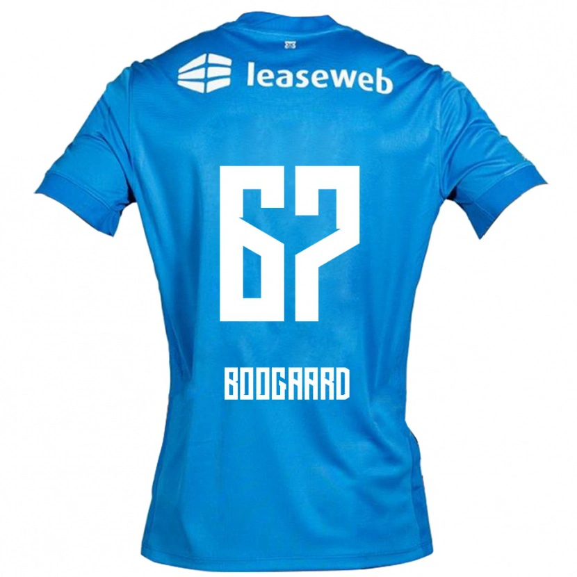 Danxen Męski Kasper Boogaard #67 Niebiesko-Biały Wyjazdowa Koszulka 2025/26 Koszulki Klubowe