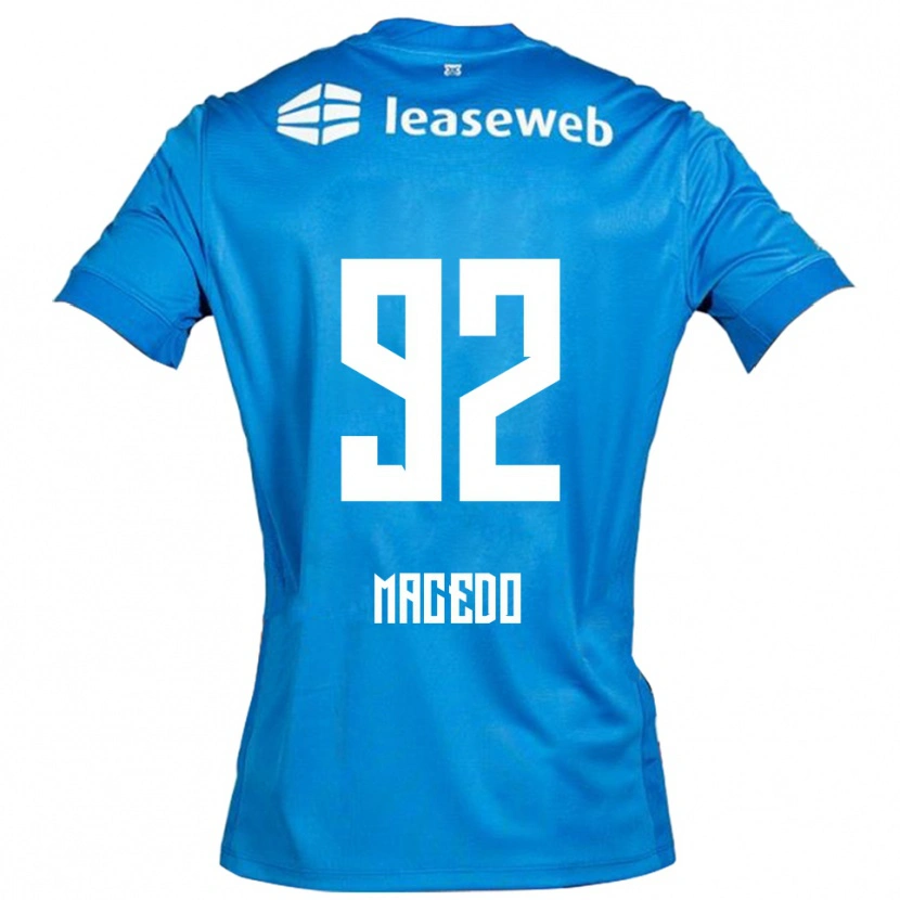Danxen Męski Rodrigo Macedo #92 Niebiesko-Biały Wyjazdowa Koszulka 2025/26 Koszulki Klubowe