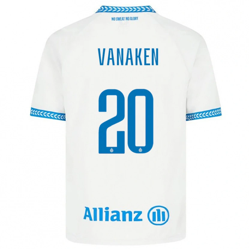 Danxen Męski Hans Vanaken #20 Niebiesko-Biały Wyjazdowa Koszulka 2025/26 Koszulki Klubowe
