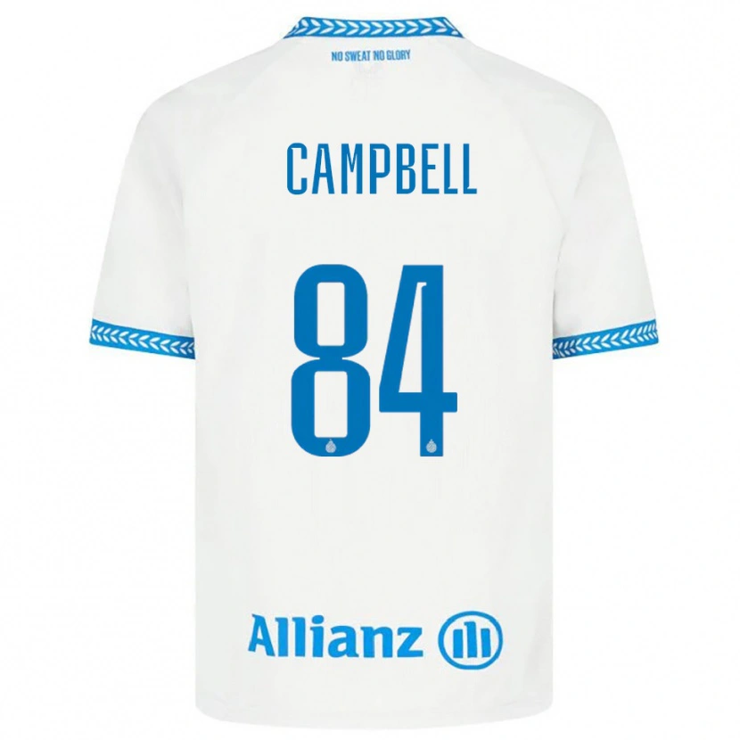 Danxen Męski Shandre Campbell #84 Niebiesko-Biały Wyjazdowa Koszulka 2025/26 Koszulki Klubowe