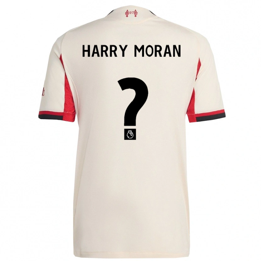 Danxen Męski Harry Moran #0 Biało-Czarny Wyjazdowa Koszulka 2025/26 Koszulki Klubowe