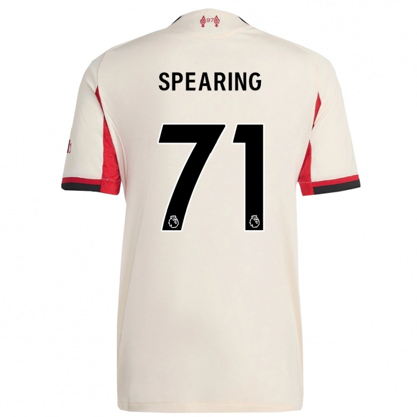 Danxen Męski Jay Spearing #71 Biało-Czarny Wyjazdowa Koszulka 2025/26 Koszulki Klubowe