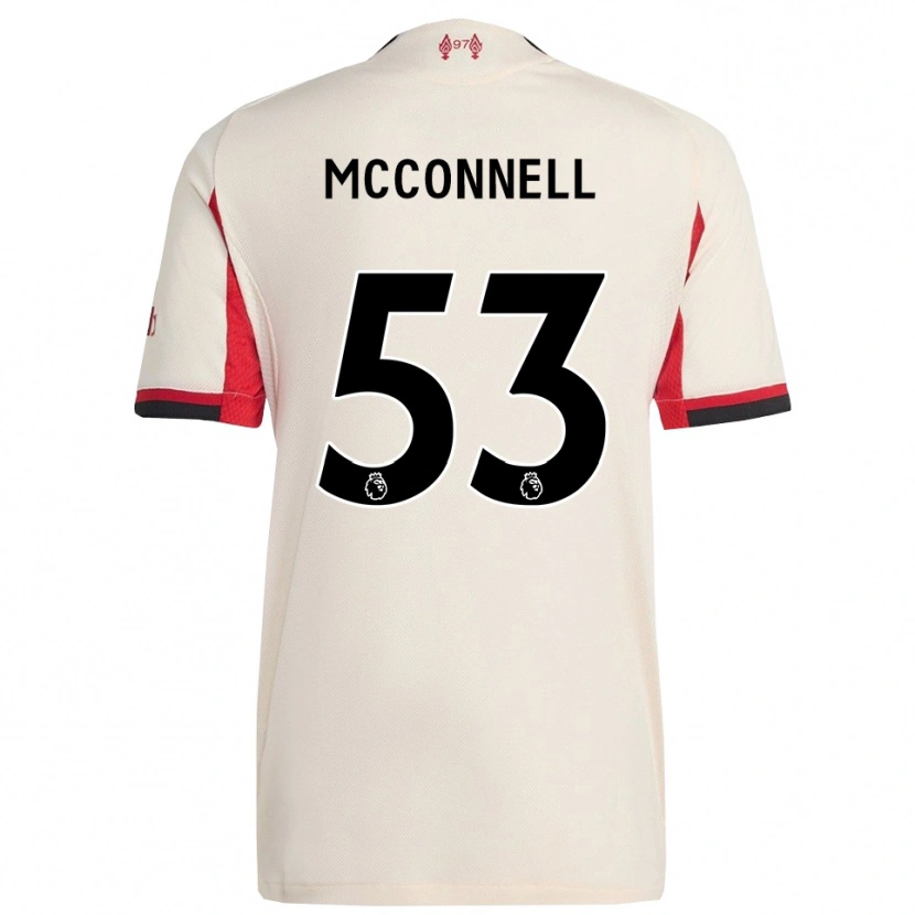 Danxen Męski James Mcconnell #53 Biało-Czarny Wyjazdowa Koszulka 2025/26 Koszulki Klubowe