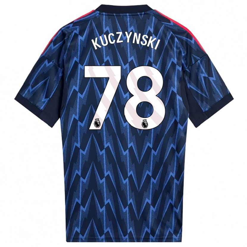 Danxen Męski Max Kuczynski #78 Granatowo-Czerwony Wyjazdowa Koszulka 2025/26 Koszulki Klubowe