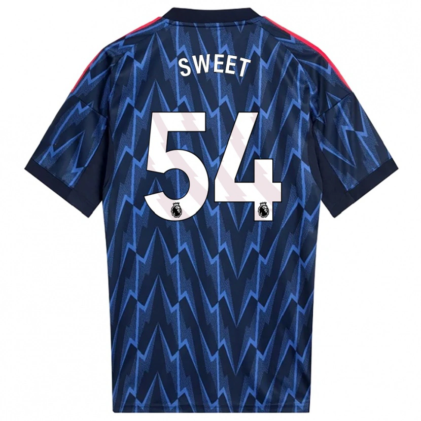 Danxen Męski William Sweet #54 Granatowo-Czerwony Wyjazdowa Koszulka 2025/26 Koszulki Klubowe