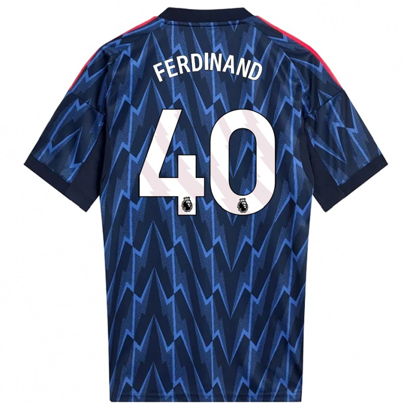 Danxen Męski Sebastian Ferdinand #40 Granatowo-Czerwony Wyjazdowa Koszulka 2025/26 Koszulki Klubowe