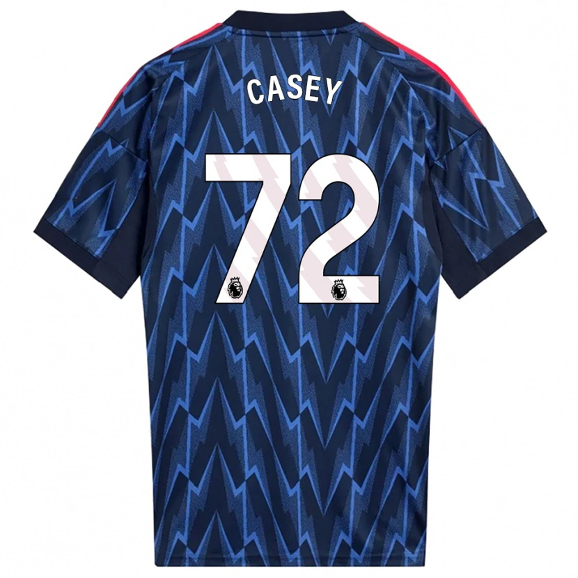 Danxen Męski Dan Casey #72 Granatowo-Czerwony Wyjazdowa Koszulka 2025/26 Koszulki Klubowe