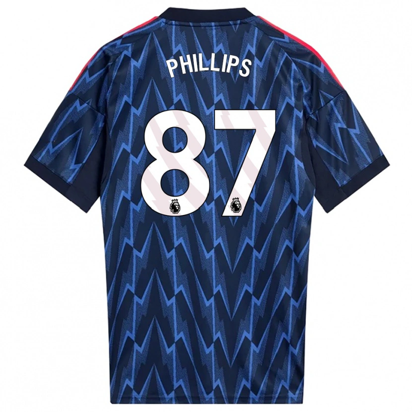 Danxen Męski Bowen Phillips #87 Granatowo-Czerwony Wyjazdowa Koszulka 2025/26 Koszulki Klubowe