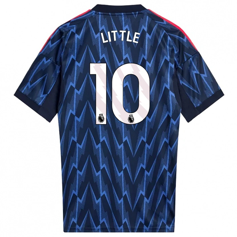 Danxen Męski Kim Little #10 Granatowo-Czerwony Wyjazdowa Koszulka 2025/26 Koszulki Klubowe