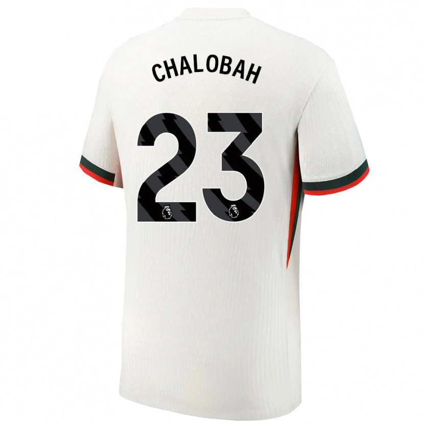 Danxen Męski Trevoh Chalobah #23 Biało-Zielony Wyjazdowa Koszulka 2025/26 Koszulki Klubowe