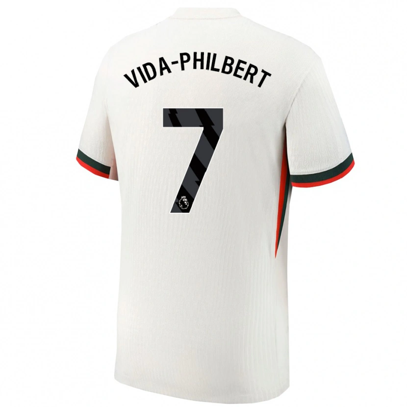 Danxen Męski Joel Philbert #7 Biało-Zielony Wyjazdowa Koszulka 2025/26 Koszulki Klubowe