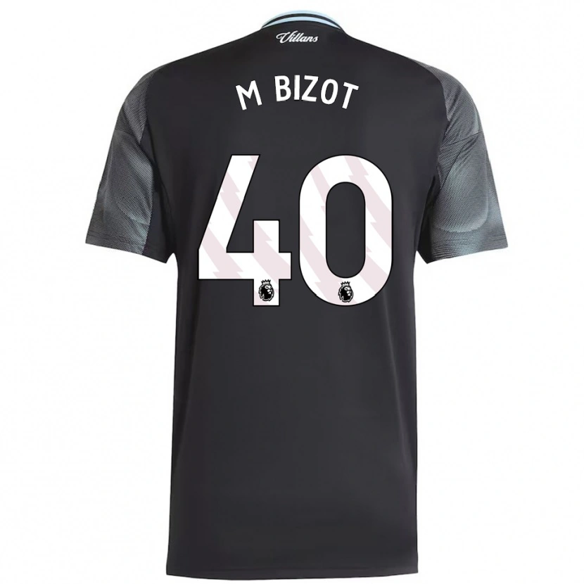 Danxen Męski Marco Bizot #40 Czarno-Błękitny Wyjazdowa Koszulka 2025/26 Koszulki Klubowe