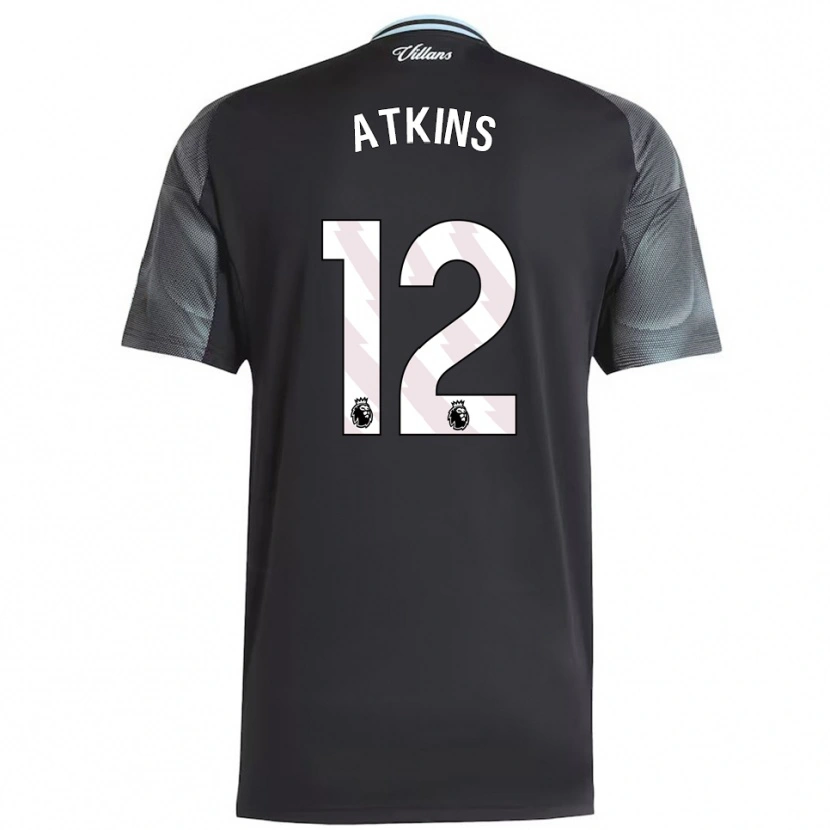 Danxen Męski Clay Atkins #12 Czarno-Błękitny Wyjazdowa Koszulka 2025/26 Koszulki Klubowe