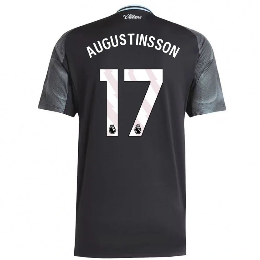 Danxen Męski Ludwig Augustinsson #17 Czarno-Błękitny Wyjazdowa Koszulka 2025/26 Koszulki Klubowe