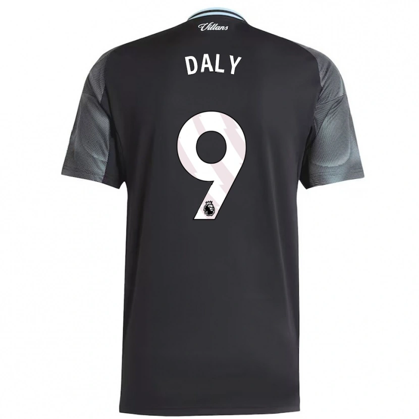 Danxen Męski Rachel Daly #9 Czarno-Błękitny Wyjazdowa Koszulka 2025/26 Koszulki Klubowe