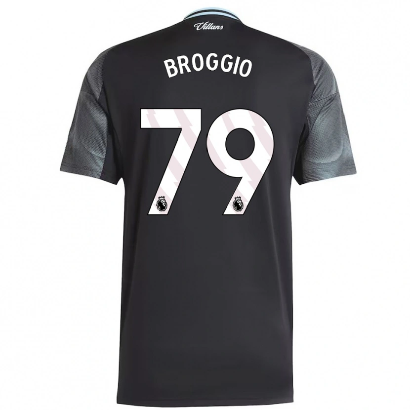 Danxen Męski Ben Broggio #79 Czarno-Błękitny Wyjazdowa Koszulka 2025/26 Koszulki Klubowe