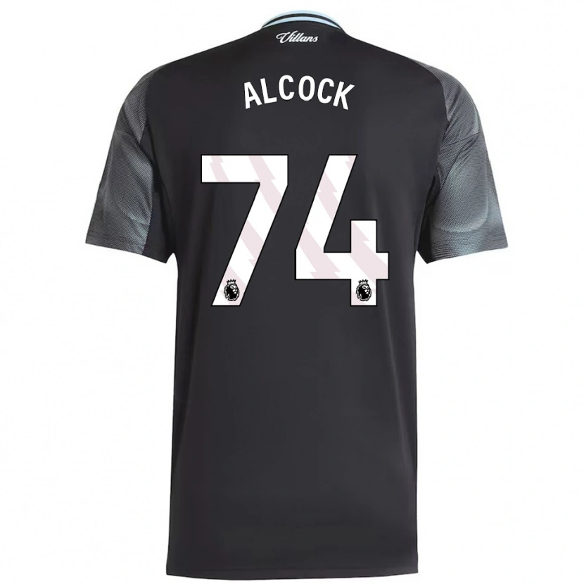 Danxen Męski Todd Alcock #74 Czarno-Błękitny Wyjazdowa Koszulka 2025/26 Koszulki Klubowe
