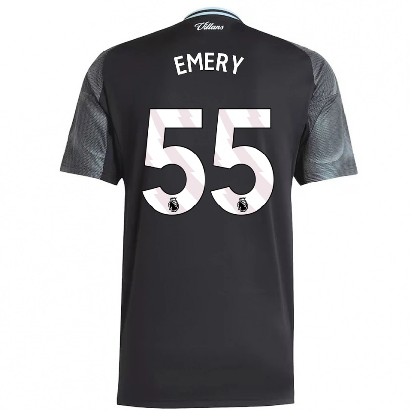 Danxen Męski Lander Emery #55 Czarno-Błękitny Wyjazdowa Koszulka 2025/26 Koszulki Klubowe