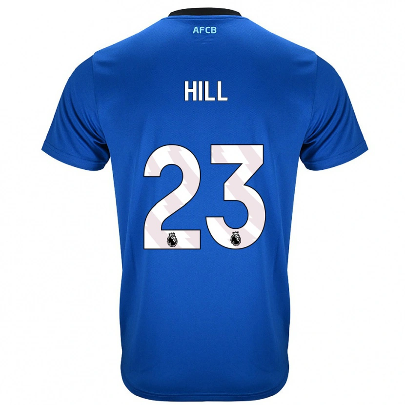 Danxen Męski James Hill #23 Niebiesko-Czarny Wyjazdowa Koszulka 2025/26 Koszulki Klubowe