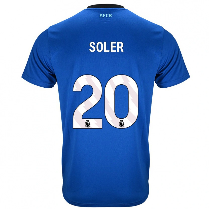 Danxen Męski Julio Soler #20 Niebiesko-Czarny Wyjazdowa Koszulka 2025/26 Koszulki Klubowe