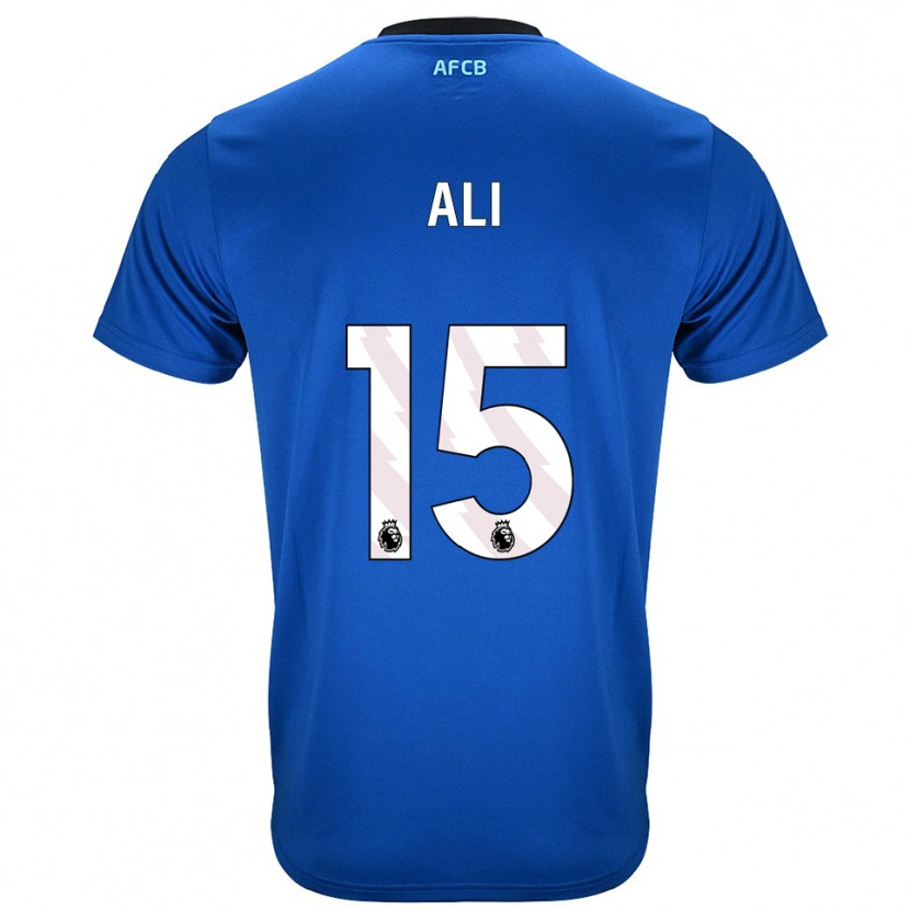 Danxen Męski Ameer Ali #15 Niebiesko-Czarny Wyjazdowa Koszulka 2025/26 Koszulki Klubowe