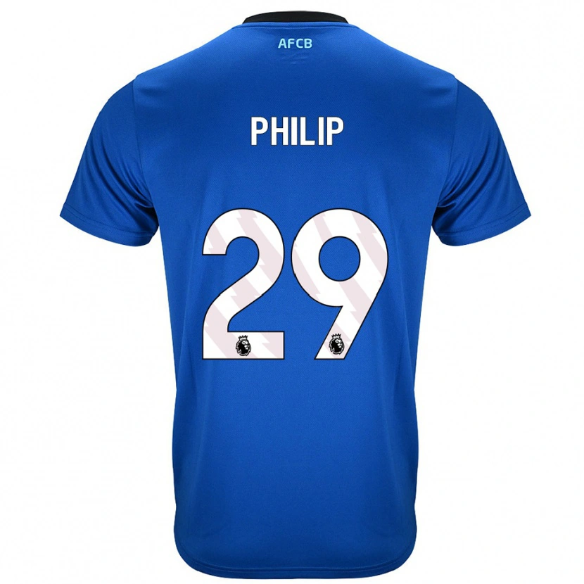 Danxen Męski Philip Billing #29 Niebiesko-Czarny Wyjazdowa Koszulka 2025/26 Koszulki Klubowe