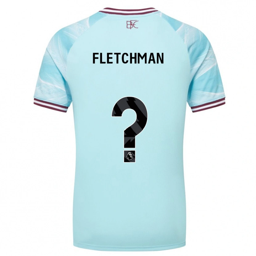 Danxen Męski Diandro Fletchman #0 Błękitno-Burgundowy Wyjazdowa Koszulka 2025/26 Koszulki Klubowe