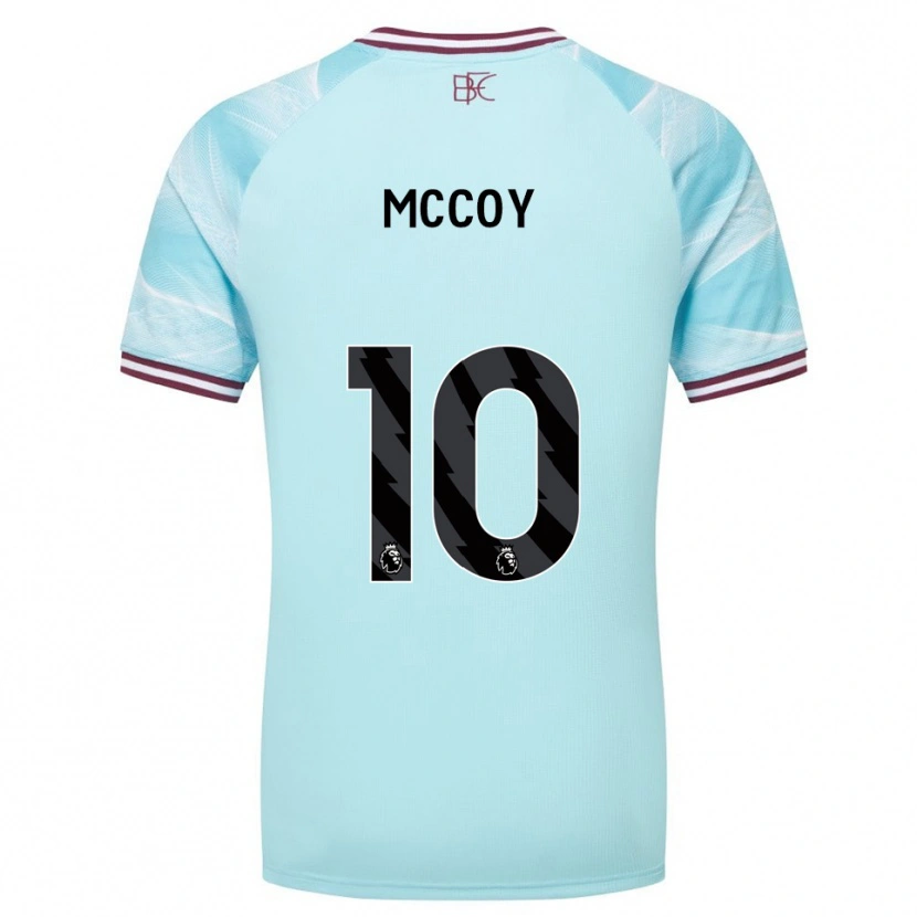Danxen Męski Adam Mccoy #10 Błękitno-Burgundowy Wyjazdowa Koszulka 2025/26 Koszulki Klubowe