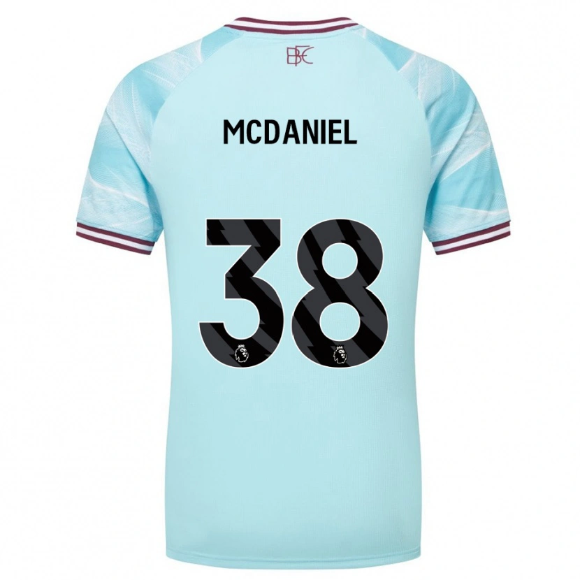 Danxen Męski Louise Mcdaniel #38 Błękitno-Burgundowy Wyjazdowa Koszulka 2025/26 Koszulki Klubowe