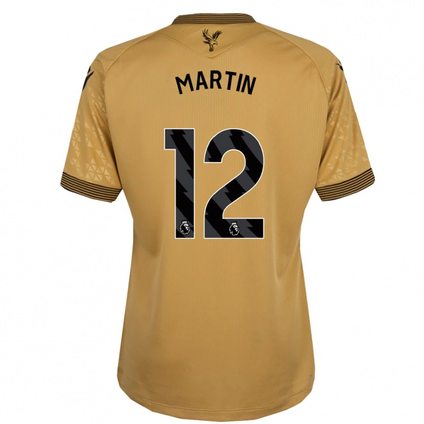 Danxen Męski Donte Martin #12 Złoto-Czarny Wyjazdowa Koszulka 2025/26 Koszulki Klubowe