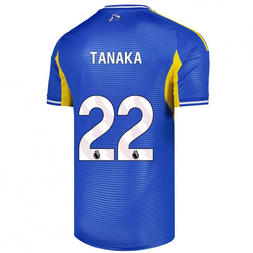 Danxen Męski Ao Tanaka #22 Niebiesko-Żółty Wyjazdowa Koszulka 2025/26 Koszulki Klubowe