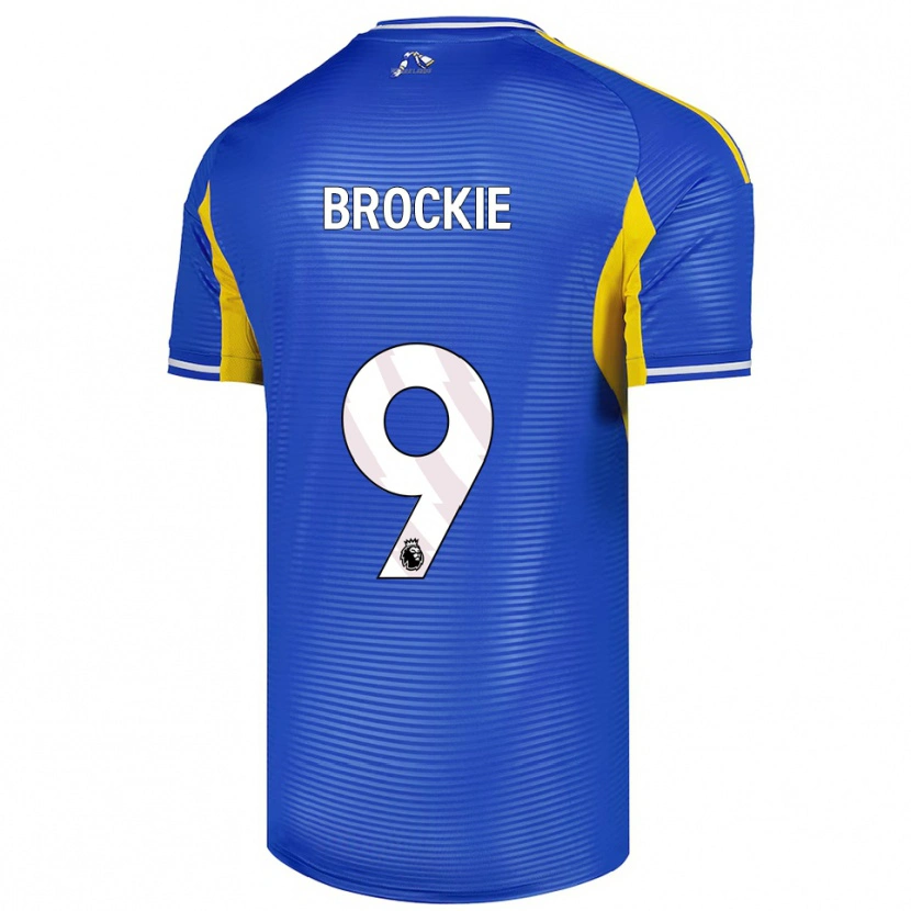 Danxen Męski Devon Brockie #9 Niebiesko-Żółty Wyjazdowa Koszulka 2025/26 Koszulki Klubowe