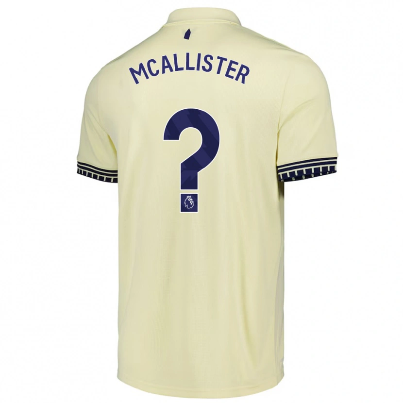 Danxen Męski Sean Mcallister #0 Złamana Biel Czarny Wyjazdowa Koszulka 2025/26 Koszulki Klubowe