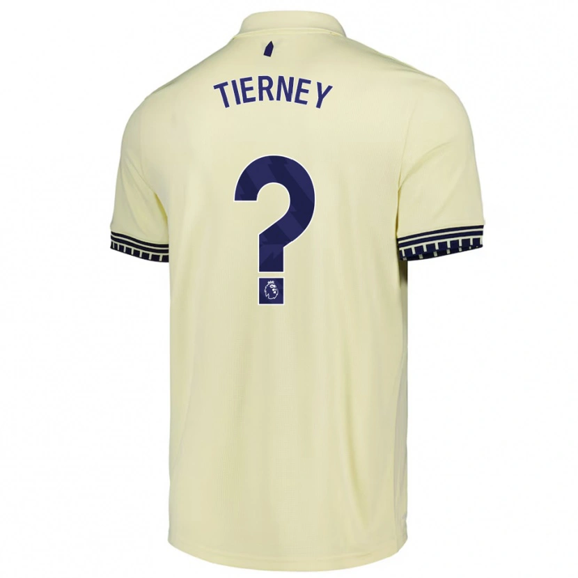 Danxen Męski Jack Tierney #0 Złamana Biel Czarny Wyjazdowa Koszulka 2025/26 Koszulki Klubowe