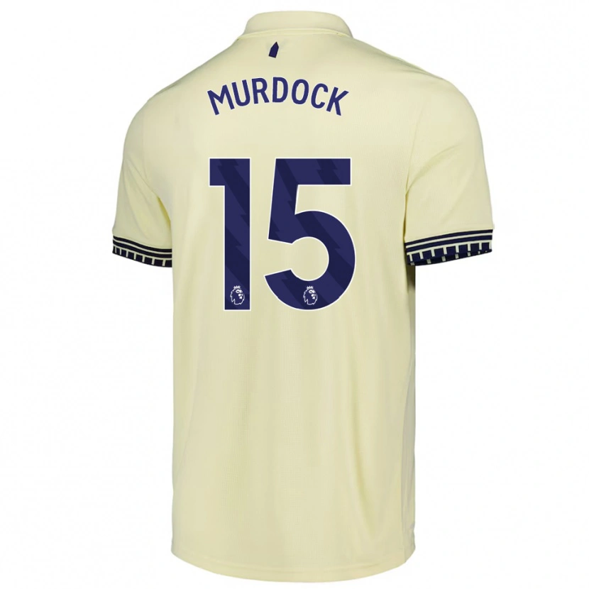 Danxen Męski Freddie Murdock #15 Złamana Biel Czarny Wyjazdowa Koszulka 2025/26 Koszulki Klubowe