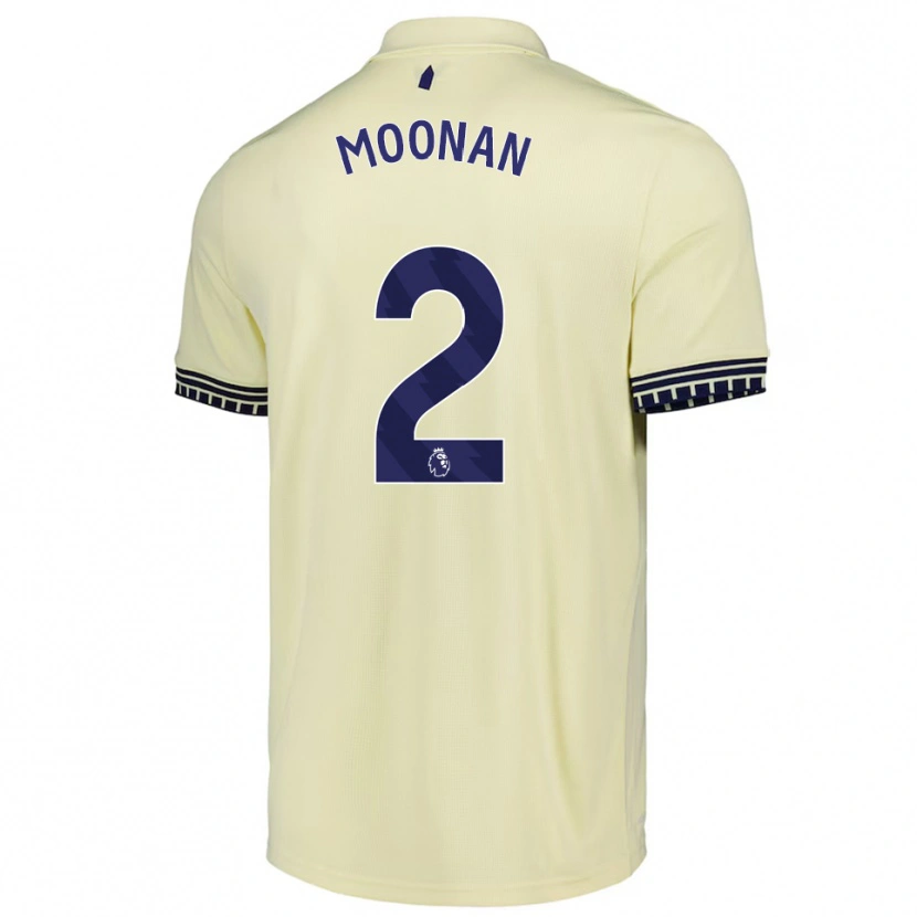 Danxen Męski Bradley Moonan #2 Złamana Biel Czarny Wyjazdowa Koszulka 2025/26 Koszulki Klubowe