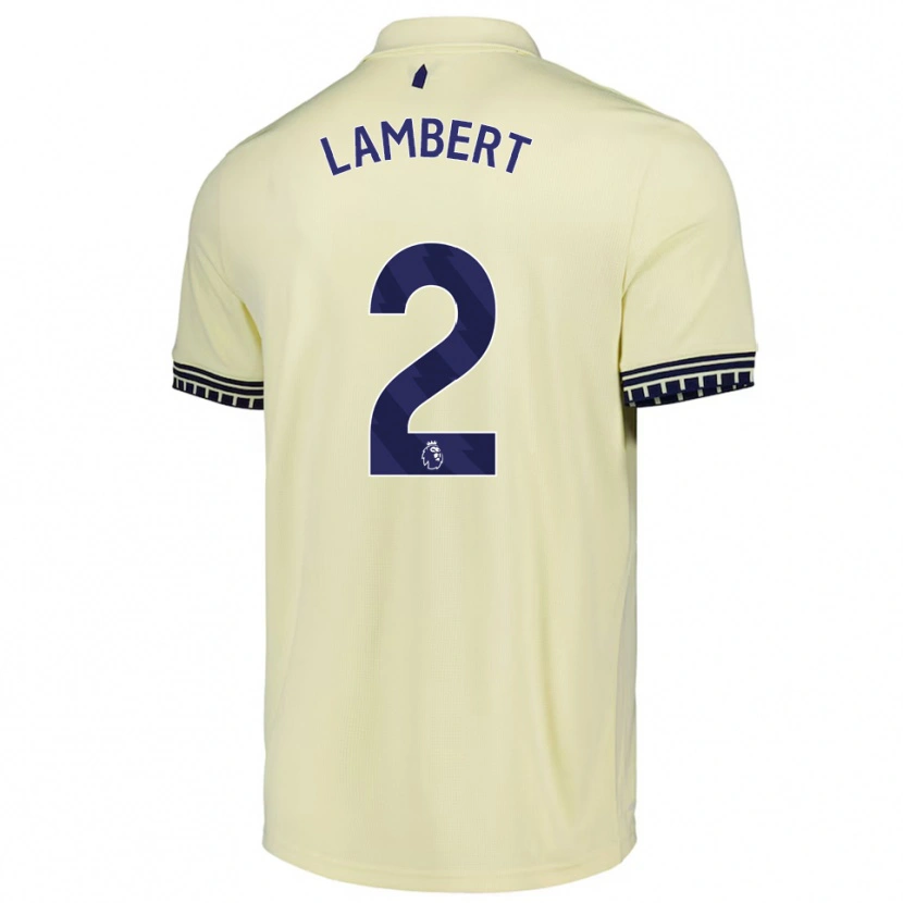 Danxen Męski Rocco Lambert #2 Złamana Biel Czarny Wyjazdowa Koszulka 2025/26 Koszulki Klubowe