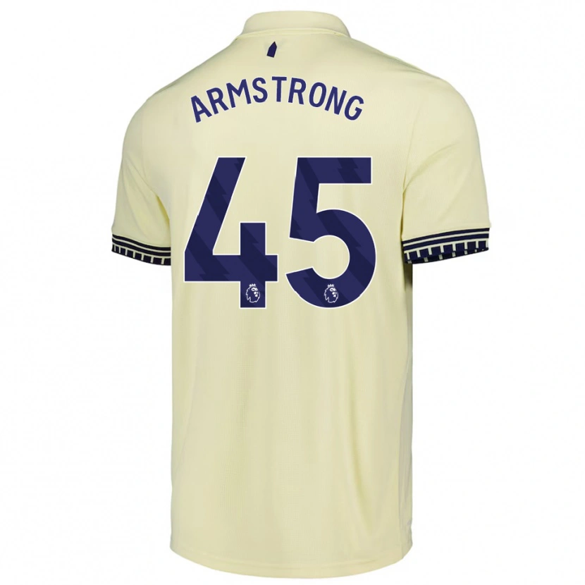 Danxen Męski Harrison Armstrong #45 Złamana Biel Czarny Wyjazdowa Koszulka 2025/26 Koszulki Klubowe