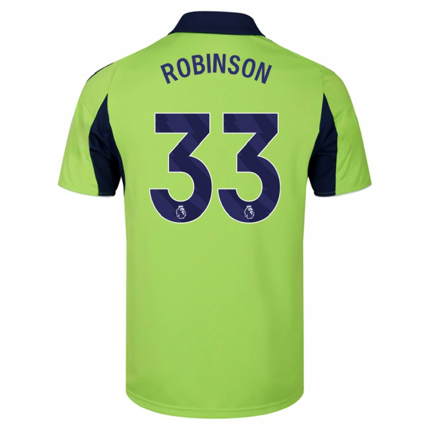 Danxen Męski Antonee Robinson #33 Zielono-Granatowo-Biały Wyjazdowa Koszulka 2025/26 Koszulki Klubowe