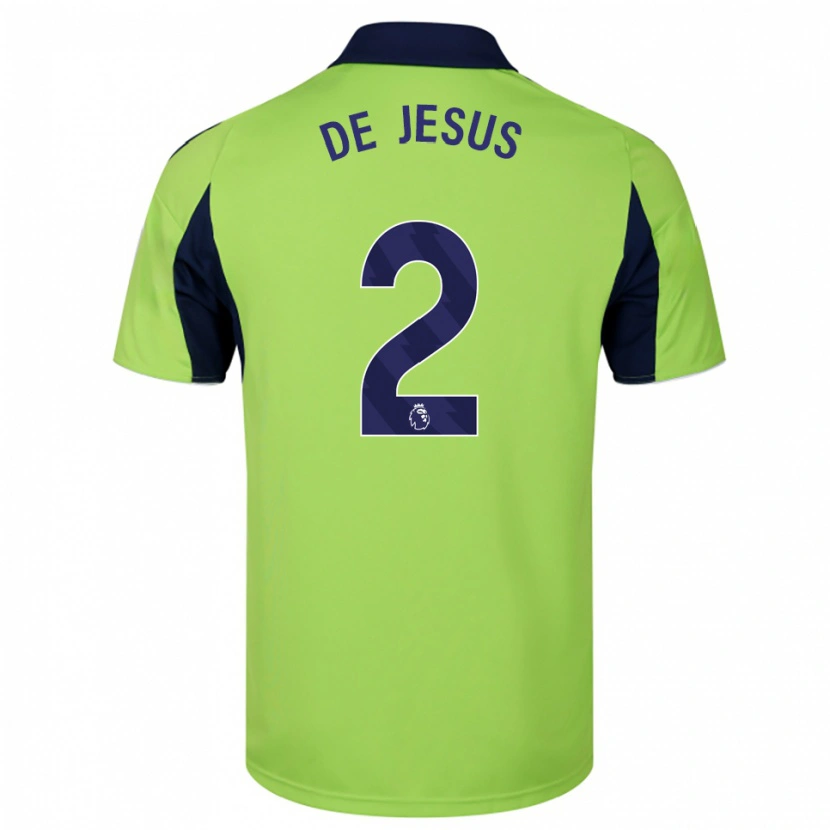 Danxen Męski Brad De Jesus #2 Zielono-Granatowo-Biały Wyjazdowa Koszulka 2025/26 Koszulki Klubowe
