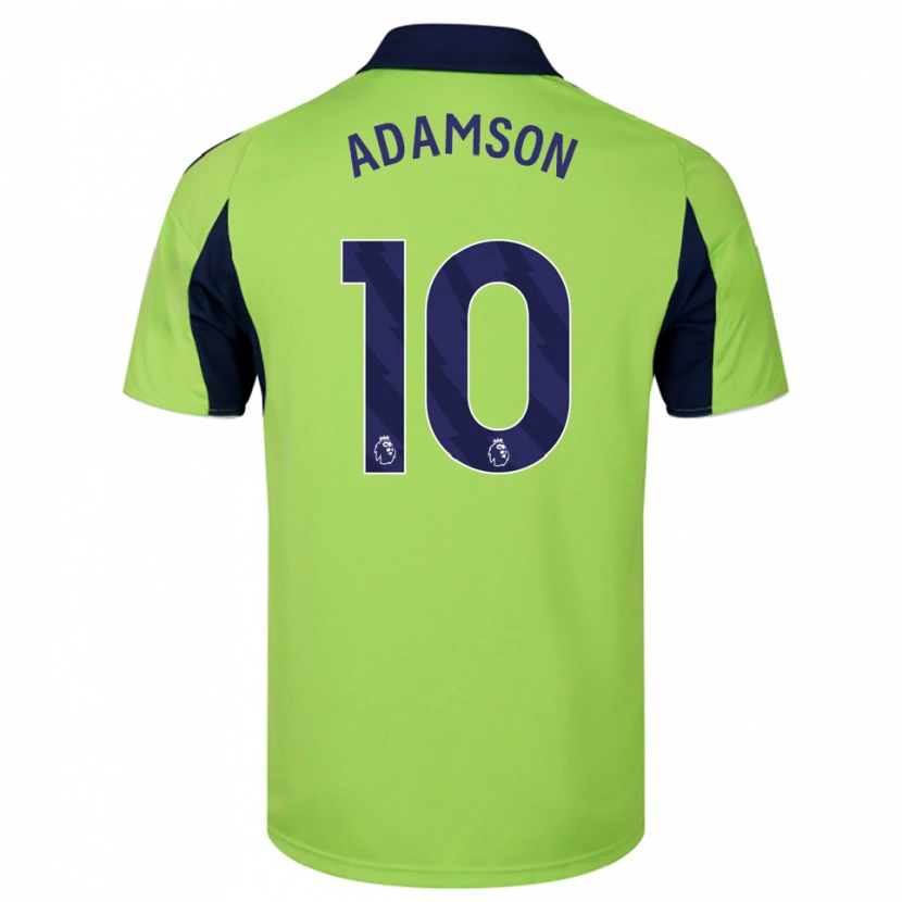 Danxen Męski Sasha Adamson #10 Zielono-Granatowo-Biały Wyjazdowa Koszulka 2025/26 Koszulki Klubowe