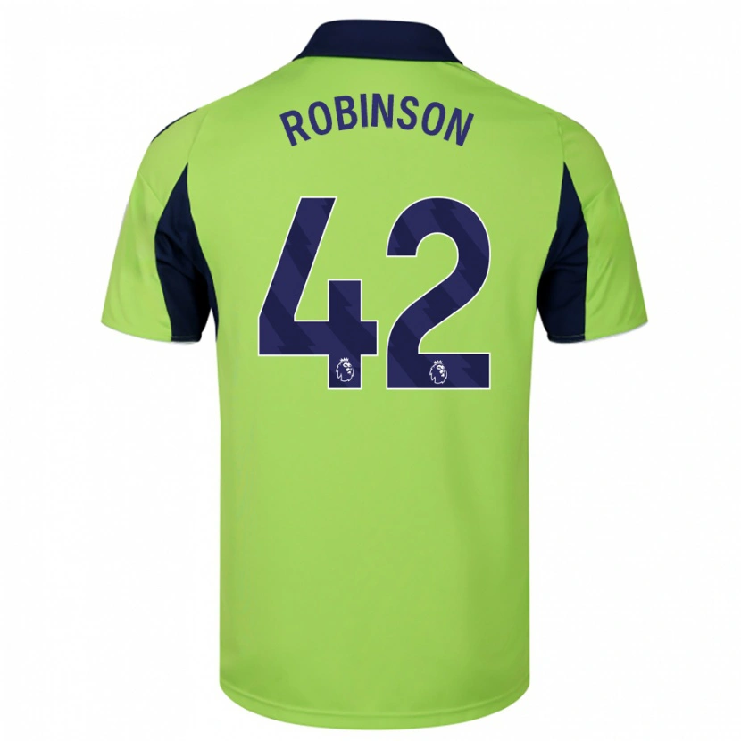 Danxen Męski Charlie Robinson #42 Zielono-Granatowo-Biały Wyjazdowa Koszulka 2025/26 Koszulki Klubowe