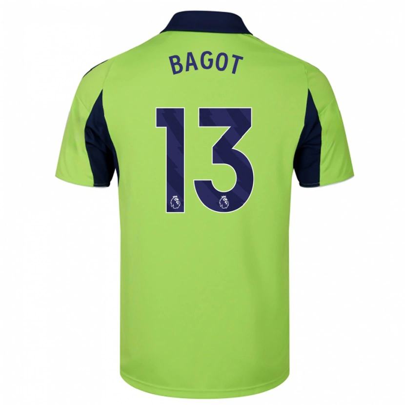 Danxen Męski Matthew Bagot #13 Zielono-Granatowo-Biały Wyjazdowa Koszulka 2025/26 Koszulki Klubowe
