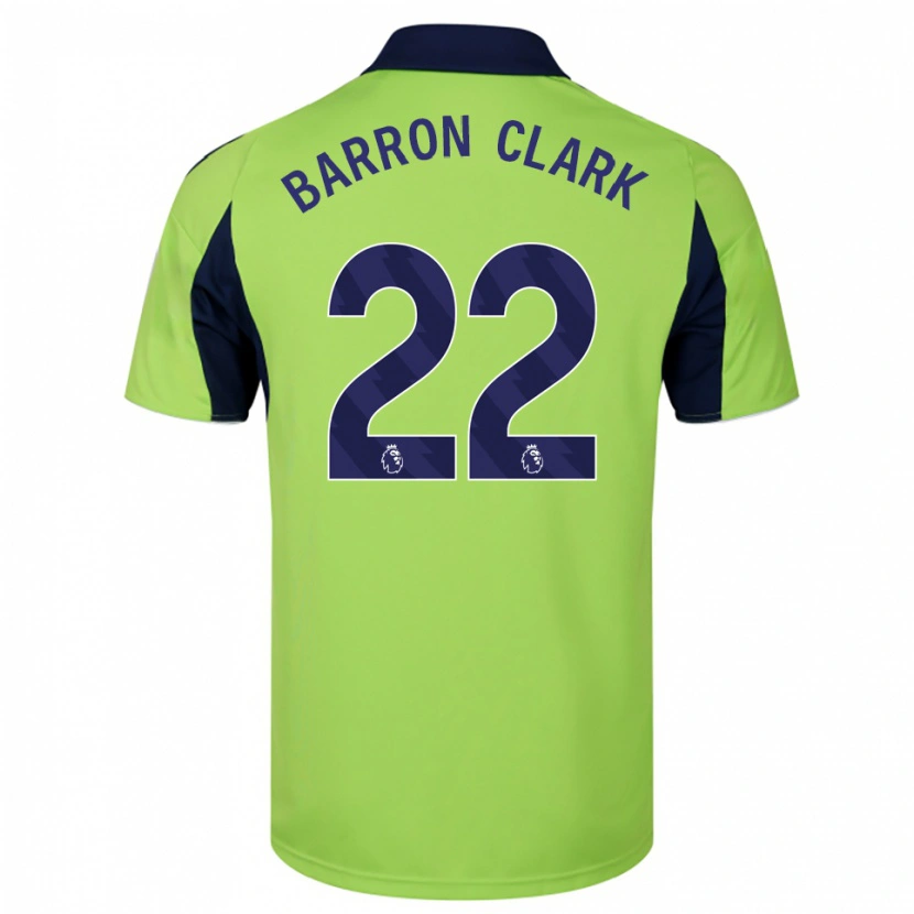 Danxen Męski Betty Barron-Clark #22 Zielono-Granatowo-Biały Wyjazdowa Koszulka 2025/26 Koszulki Klubowe