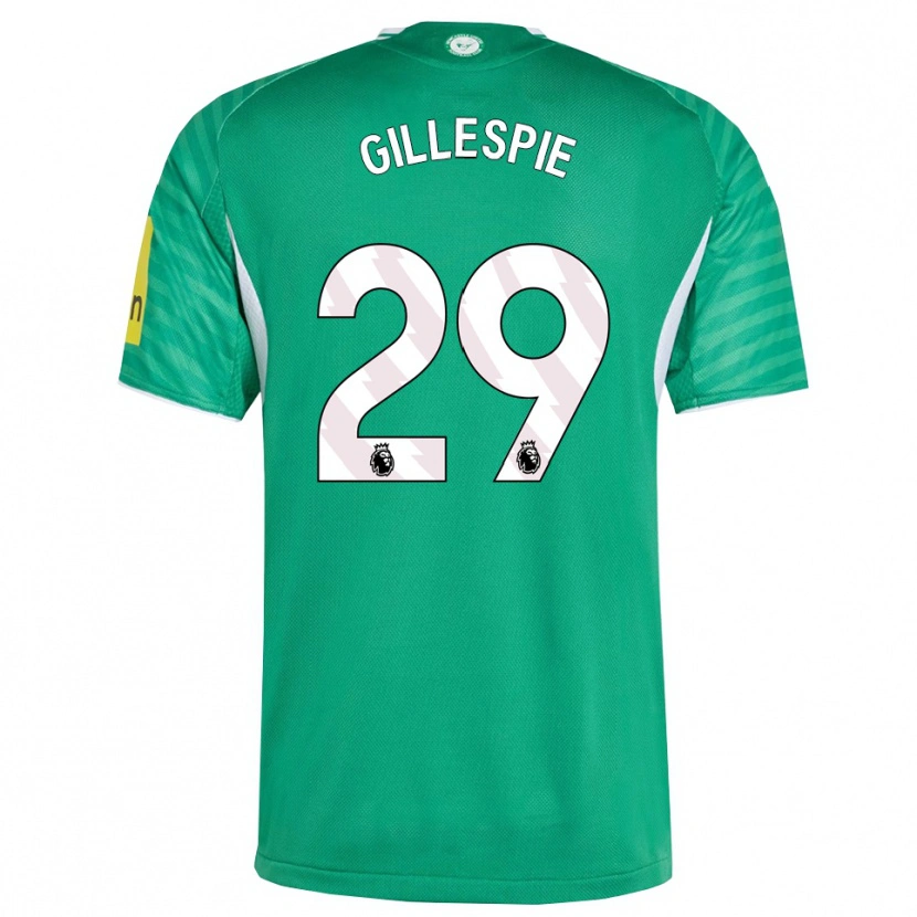 Danxen Męski Mark Gillespie #29 Zielono-Biały Wyjazdowa Koszulka 2025/26 Koszulki Klubowe