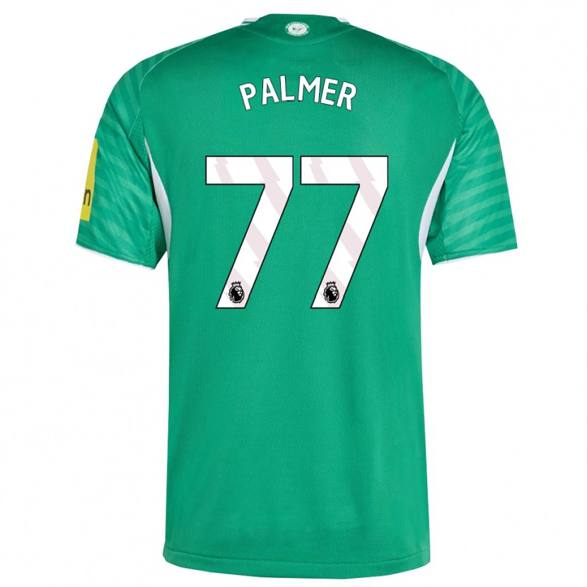 Danxen Męski Darren Palmer #77 Zielono-Biały Wyjazdowa Koszulka 2025/26 Koszulki Klubowe