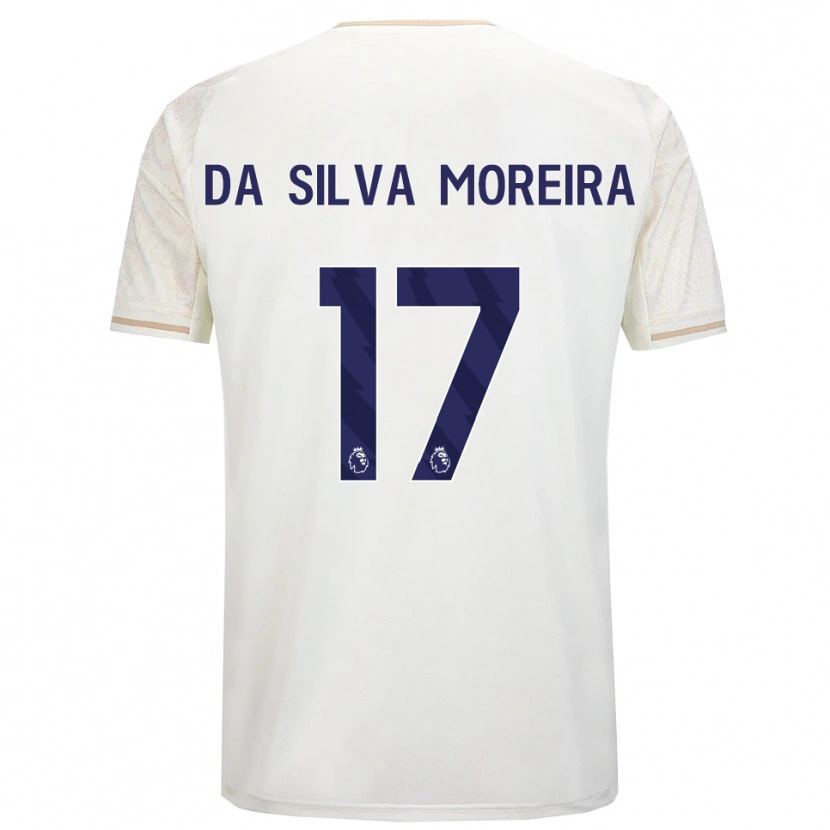 Danxen Męski Eric Da Silva Moreira #17 Złamana Biel Czarny Wyjazdowa Koszulka 2025/26 Koszulki Klubowe