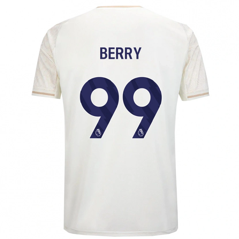 Danxen Męski Adam Berry #99 Złamana Biel Czarny Wyjazdowa Koszulka 2025/26 Koszulki Klubowe