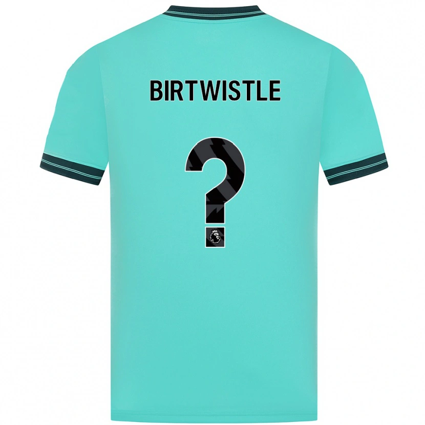 Danxen Męski Harry Birtwistle #0 Błękitno-Zielony Wyjazdowa Koszulka 2025/26 Koszulki Klubowe