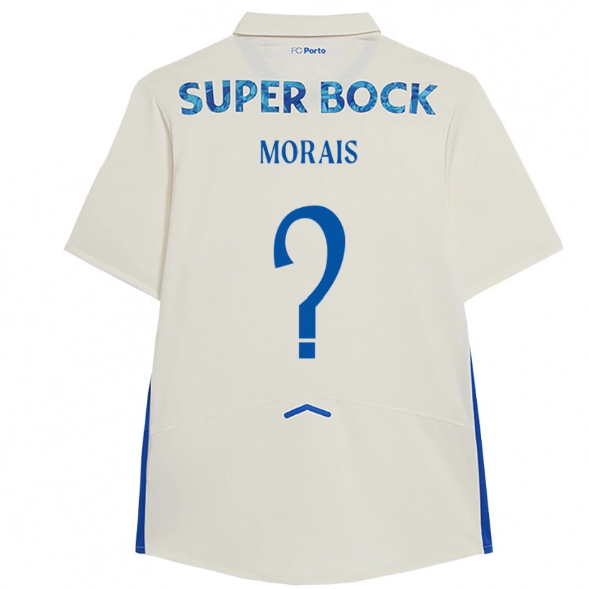 Danxen Męski Rodrigo Morais #0 Biało-Niebieski Trzeci Komplet Koszulka 2025/26 Koszulki Klubowe